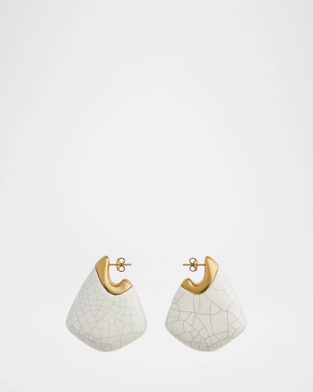 Fin Ceramic Earrings